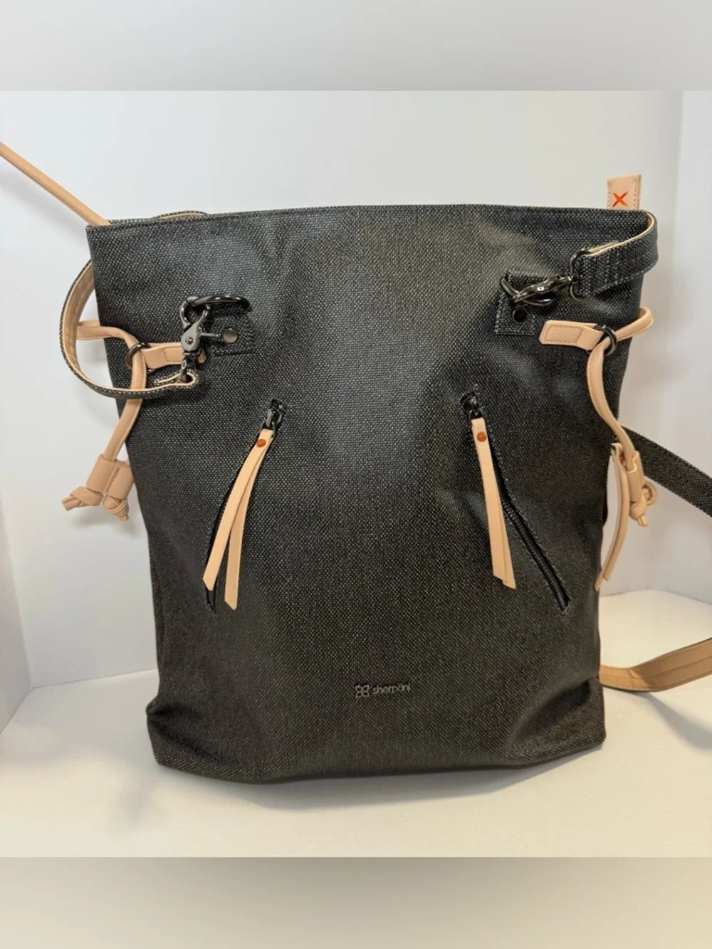 Sherpani Tempest: Tote Bag & Backpack Black Stone